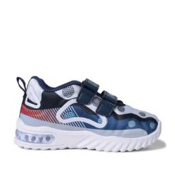 Tiny Bugs Kids White & Grey Velcro Shoes-image-26