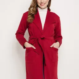 BRINNS Maroon Fleece Coat-picture-20