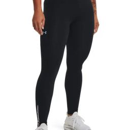 UNDER ARMOUR Black Mid Rise Sports Tights-image-14