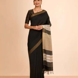 Taneira Black Woven Design Saree-picture-15