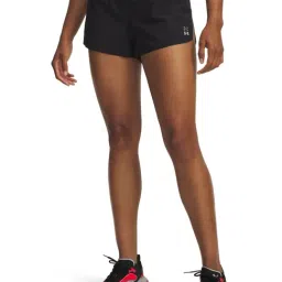 Under Armour Black Relaxed Fit Sports Shorts-picture-39