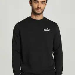 Puma Essentials Black Regular Fit Sweatshirt-picture-16