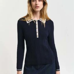 Gant Blue Regular Fit Sweater-picture-32