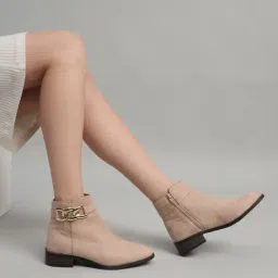 Truffle Collection Women Beige Boot-80