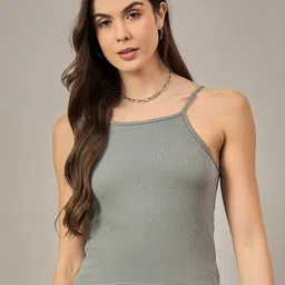 R.Code by The Roadster Life Co. Ribbed Fitted Top-image-87