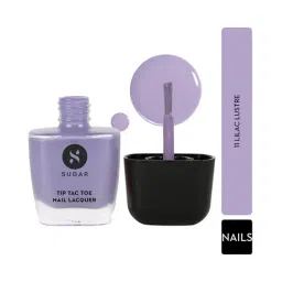 SUGAR Cosmetics Tip Tac Toe Nail Lacquer Classic 11 Lilac Lustre - 9 ml-14