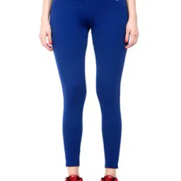 Reebok Blue Mid Rise Sports Tights-picture-8