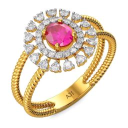 Joyalukkas 18k Gold & Diamond Ring for Women-image-59