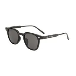 Ted Smith Grey Square Unisex Sunglasses-16