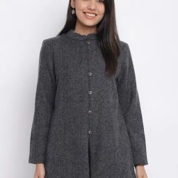 Fabindia Grey Woven Pattern Jacket-image-104