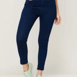 Fame Forever by Lifestyle Navy Mid Rise Jeans-picture-39