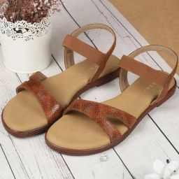 Metro Women's Tan Sling Back Sandals-picture-38