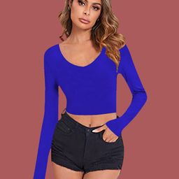 Dream Beauty Fashion Women Fitted Crop Top-image-84