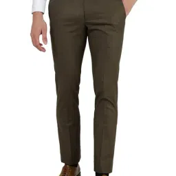 Metal Green Slim Fit Trousers-picture-2