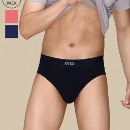 XYXX Multicolor Cotton Briefs - Pack of 3-image-98