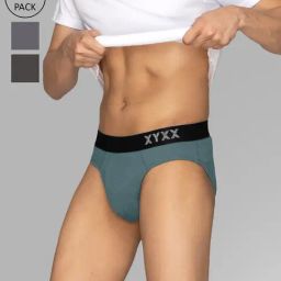 XYXX Multicolor Cotton Briefs - Pack of 3-picture-48