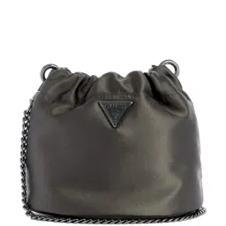 GUESS Pewter Bucket Bag-image-13