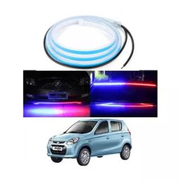 Cartronics 120cm Police strip Type Led  Red Blue  For MARUTI SUZUKI 800-image-77