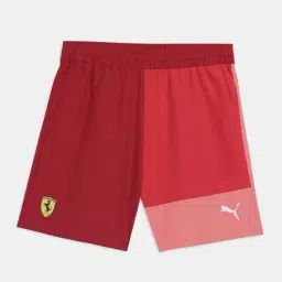 Puma Unisex Rosso Corsa Logo Shorts-image-64