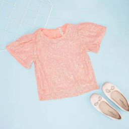 Pantaloons Junior Girls Beige Embellished Casual Tops & Tees-picture-11