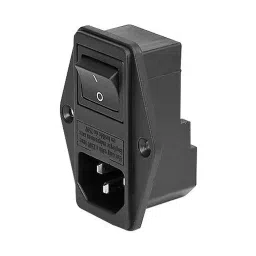 SCHURTER Power Entry Conn, Plug, 10A, Panel, 4304.6058-26