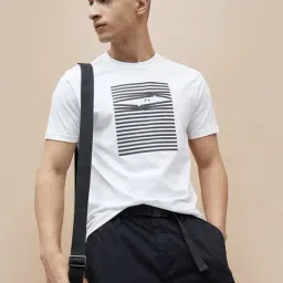 Fame Forever By Lifestyle White Regular Fit Printed T-Shirt-picture-47