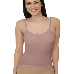 Bella Voste Stretch Lightly Padded Cotton Camisole-image-24