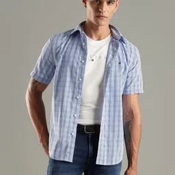 Tommy Hilfiger Checked Pure Cotton Casual Shirt-picture-26