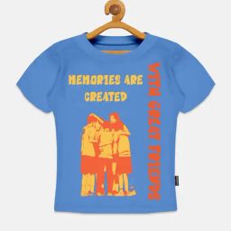 Kiddopanti Kids Blue Printed T-Shirt-image-71