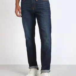 Lee Indigo Blue Cotton Slim Fit Jeans-picture-12