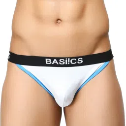 BASIICS by La Intimo White & Black Printed Briefs (Pack of 2) image 2