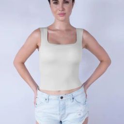 Soie Grey Regular Fit Camisole image 5