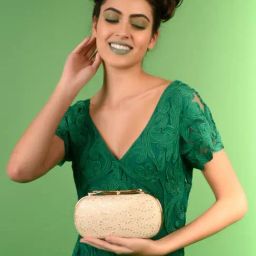 Odette Gold Embellished Clutch-picture-26
