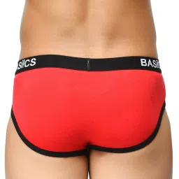BASIICS by La Intimo Red & Yellow Printed Briefs (Pack of 2) image 5