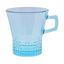 Pasabahce Transparent Glass Kuvars Coffee Mugs - Set of 6 (250ml) image 2