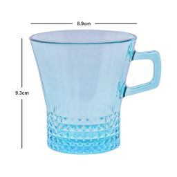 Pasabahce Transparent Glass Kuvars Coffee Mugs - Set of 6 (250ml) image 3