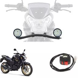 Cartronics 42W 14 LED Round Fog Light for Yamaha Fz-26