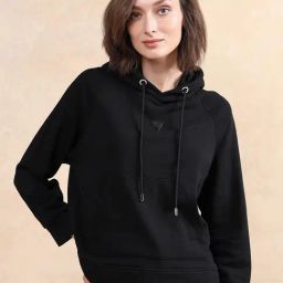 RAREISM Black Cotton Blend Solid Long Sleeves Sweatshirt-image-24