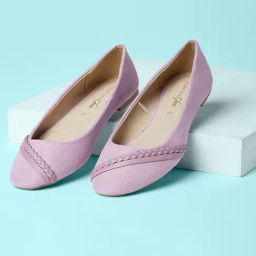 Forever Glam by Pantaloons Women's Lilac Flat Ballets-picture-7