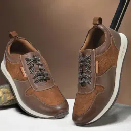 Woodland Men's Tan Running Shoes-picture-45