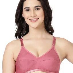 BLOSSOM Pink Medium Coverage Shaper Bra-image-48