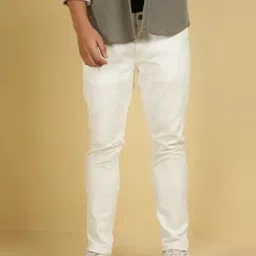 Allen Solly Beige Slim Fit Jeans-image-76