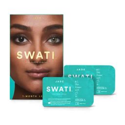 Swati Cosmetics Coloured Contact Lenses - Jade (1 Month, Power - 2.75)-image-22