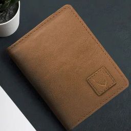 Hidesign Tan Solid Rfid Card Holder for Men-image-3