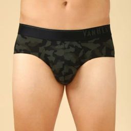 Van Heusen Black Regular Fit Printed Briefs-image-67