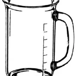 Tarson 441070 PMP 1000 ml Measuring Beaker With Handle image 1