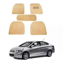 Auto Pearl MA3O124 PVC and Plastic Standard Mat for Verna 2005 (Beige)-image-54