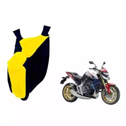 Auto Pearl Waterproof Two Wheeler Cover For Honda CB 1000R (Yellow & Blue)-image-33