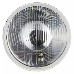 Hella 17.78 cm (7 Inch) Aluminium Die Cast with Clear Assembly Head Lamp Assembly P43, 327.000-531-28