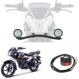 Cartronics 42W Complete Lighting System 14 LED Round Fog Lamp Light for Tvs Phoenix-21